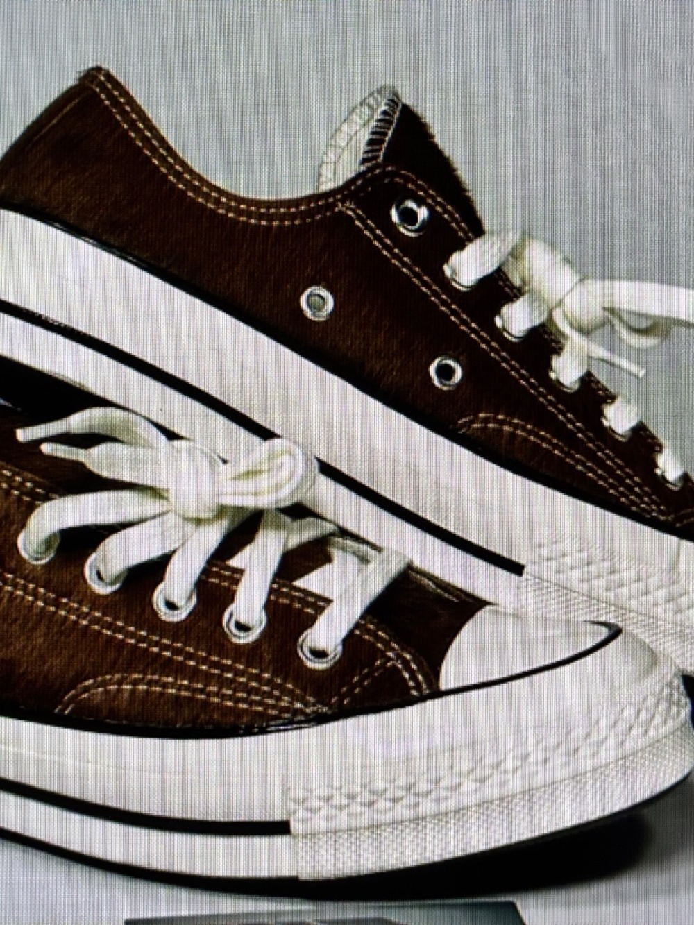 Converse Chuck Taylor 70 Ox Pony Hair Brown Egret